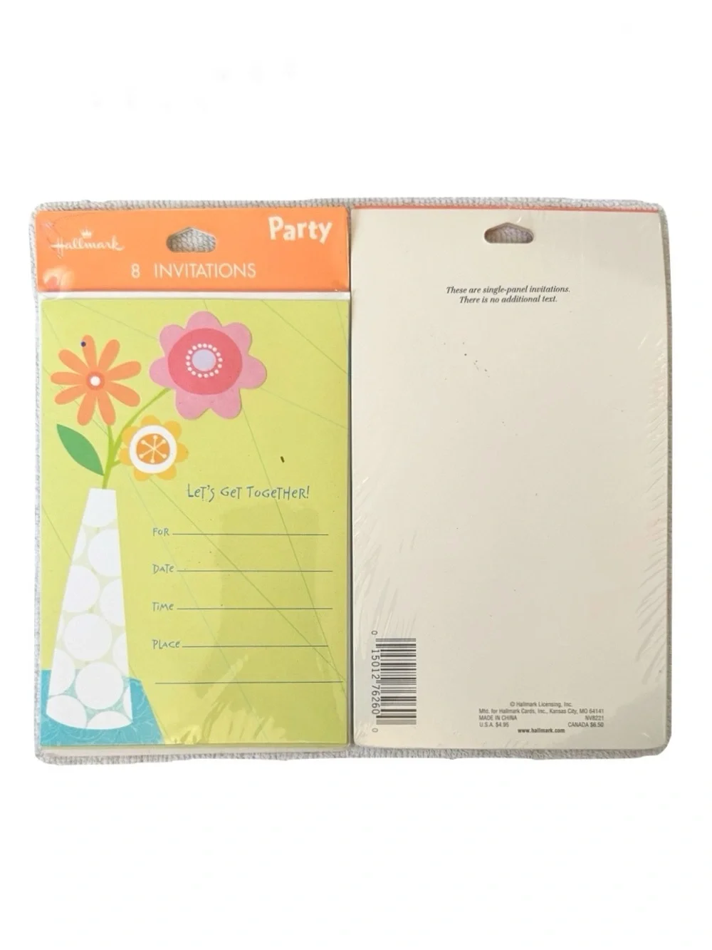 22 Invitations 3 for 15 SALE CLEARANCE Floral Hallmark Party Invitations